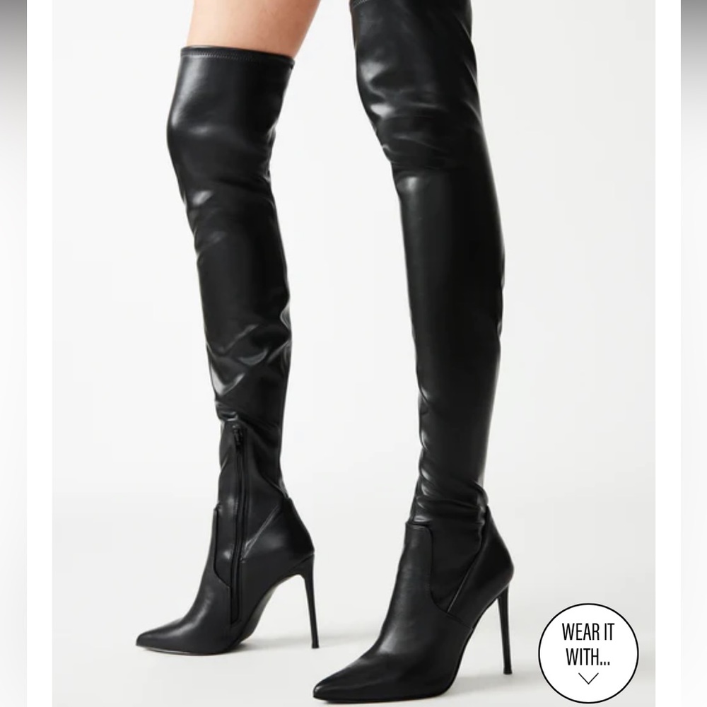 VAVA BLACK PARIS black Steve Madden boots heels